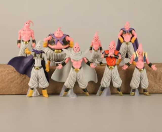 Dragonball Z figuren set Buu family 8 stuks (7-11cm)