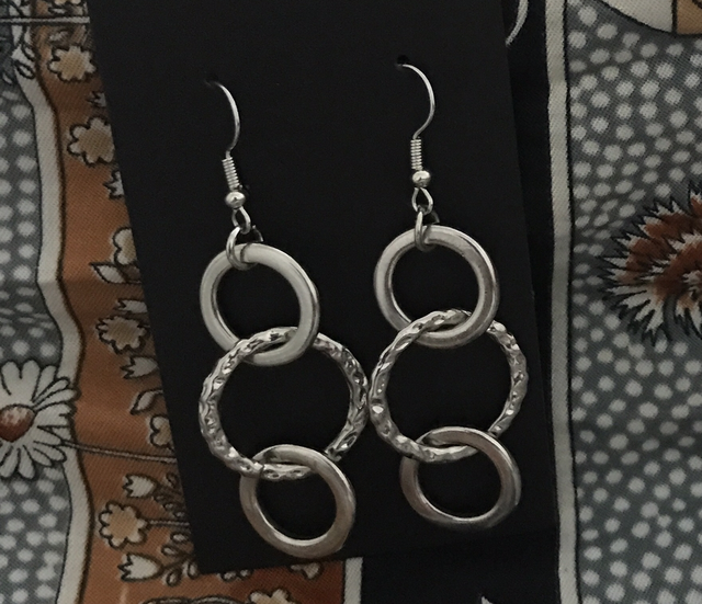 Silver Dangling Earrings - SDE171