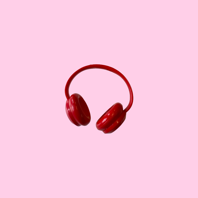 17cm Doll Headphone (Red)