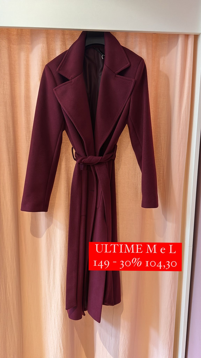 Cappotto bordeaux