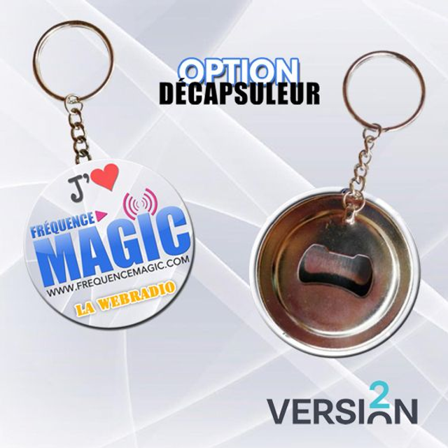 PORTE CLES DECAPSULEUR VERSION 2