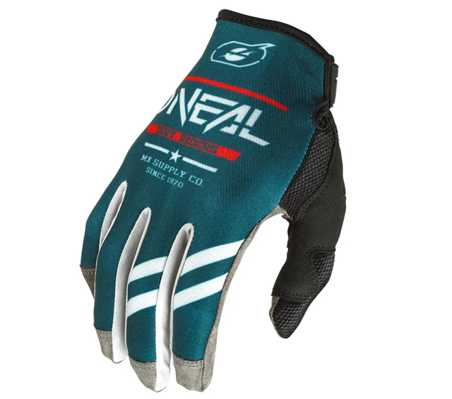 O’NEAL MAYHEM GLOVE SQUADRON V.22 TEAL/GRAY S/8