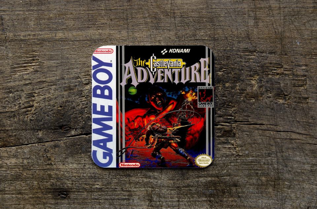 Nintendo Gameboy Castlevania Printed MDF Coaster