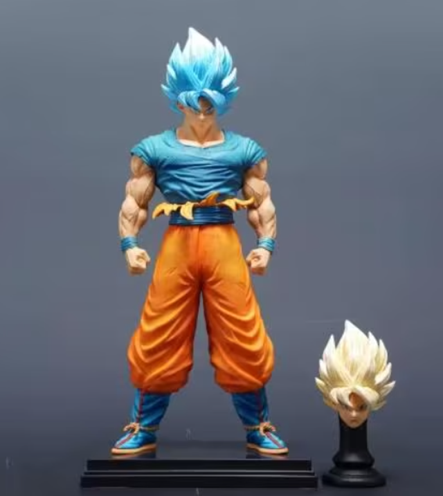 Dragonball Z collectors actie figuur Goku blauw haar (30cm)