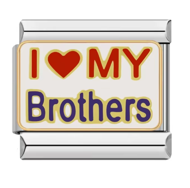 Charm "I <3 my Brothers"
