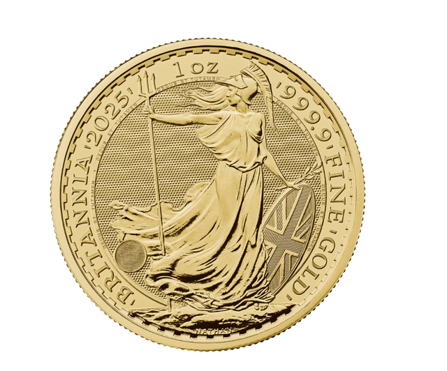 UK 1oz Gold Britannia 2025 King Charles III