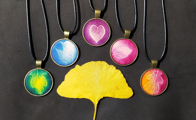 Colliers Empreintes Végétales