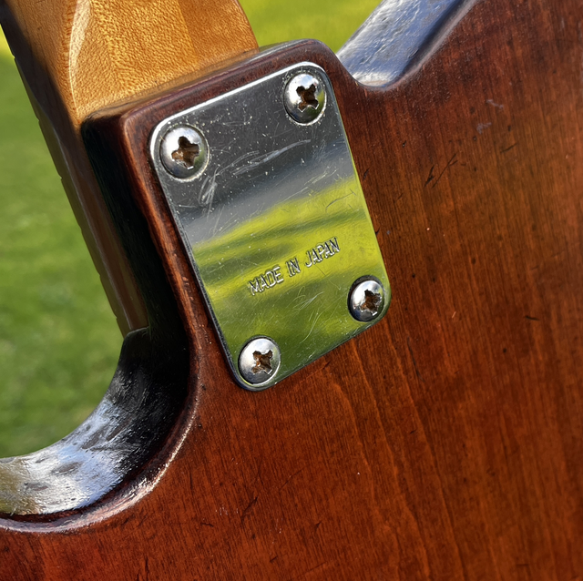 1975 Greco TC-500 WALNUT Telecaster Custom (ORDER Made Fender Japan LAWSUIT ERA) + Brass Saddles + Toploader Bridge + ORIGINAL Hard Case