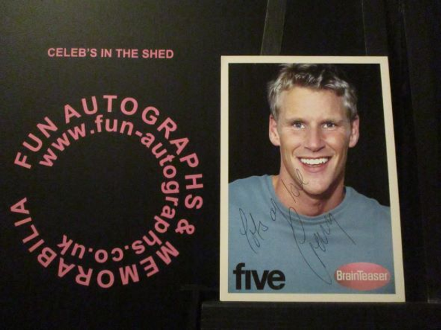 Craig Stevens Authentic Autographed Brainteaser 6x4 Cast Card