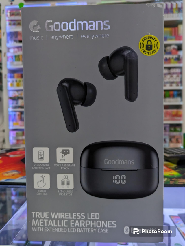 Goodmans Earpods - White, Black or Pink