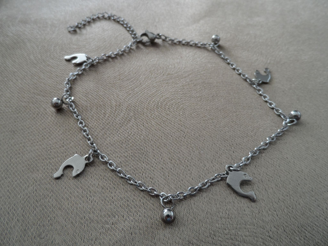 Bracelet de cheville Dauphins