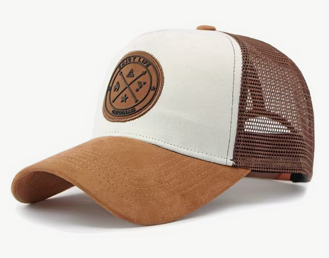 Brown modern cap