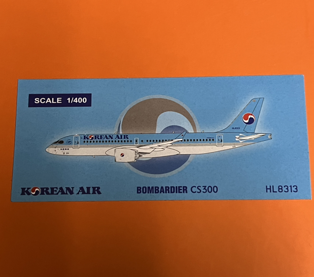 1:400 Korean Air Bombardier CS-300 HL8313 NG models
