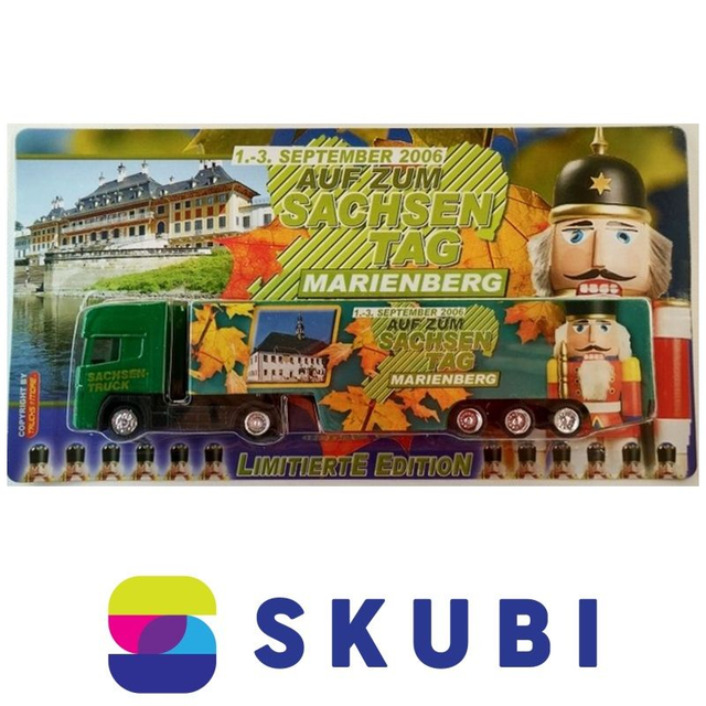 Reklamní kamion s návěsem Scania - Sachsen Truck - model 1:87 H0