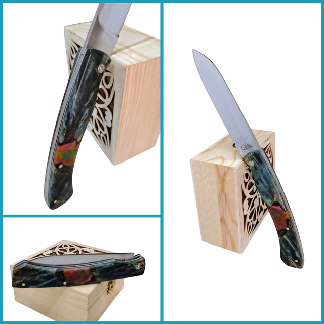 L'Ambacien ®™ polymiroir inox - Loupe de peuplier hybride