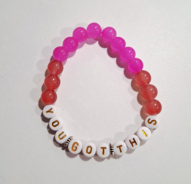 You Got This beaded bracelet 