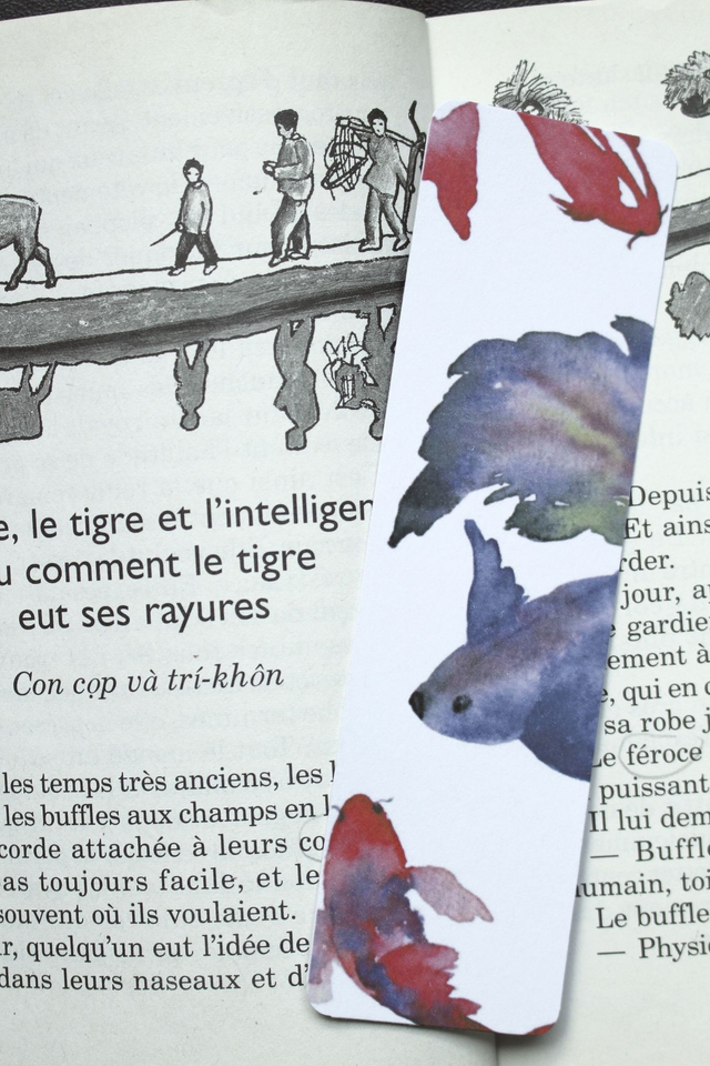 Marque-page « Poisson exotique »