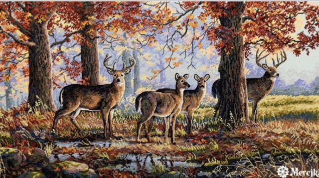 Merejka Under the Oaks Counted Cross Stitch Kit