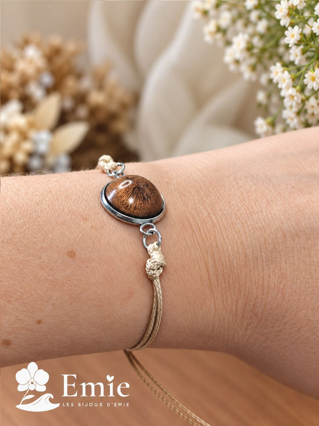 Bracelets - Orline✨ Bronze scintillant - Résine Epoxy