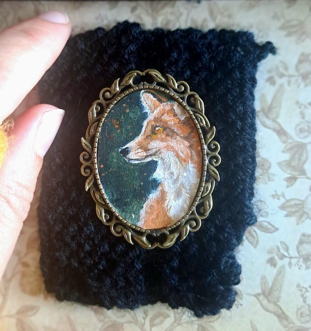 Broche Forestière Rousse-queue édition limitée 🦊