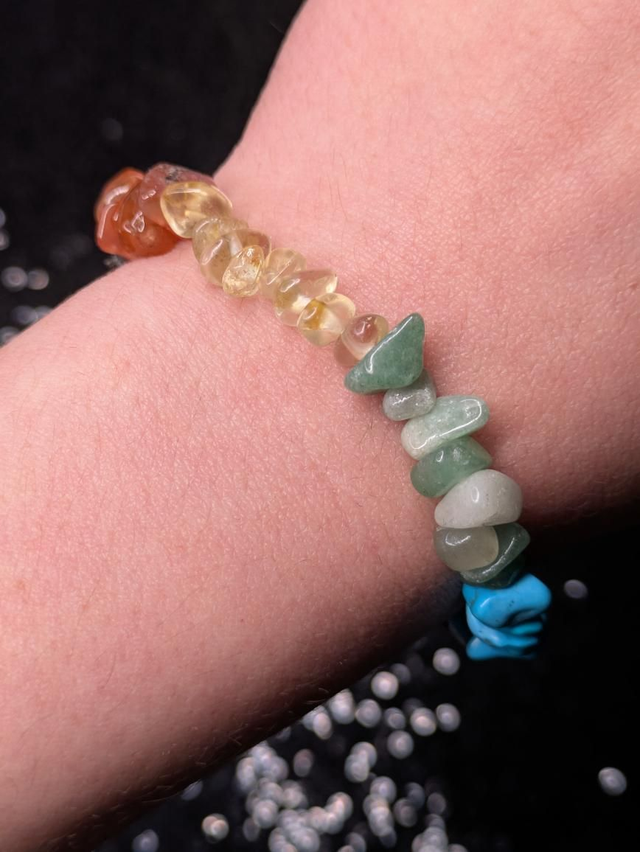 Bracelet 7 chakras baroque 