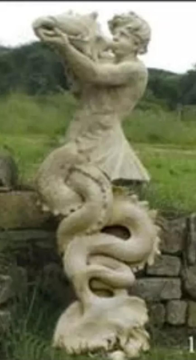 Merman Neptune fountain 