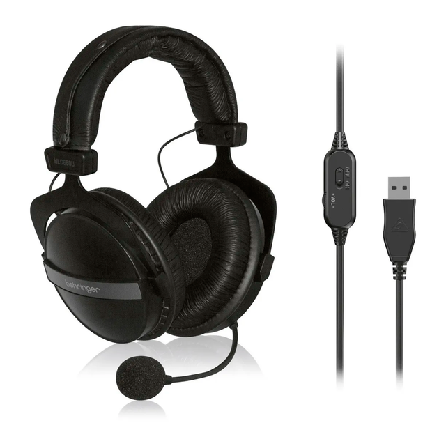 Behringer HLC660U – Auriculares con micrófono USB