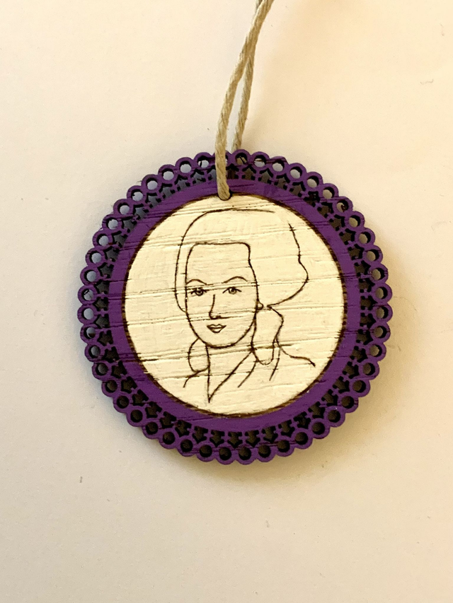 Boules de Noël « Olympe de Gouges »