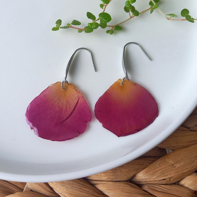 Boucles d'oreilles ∙ argenté ∙ Soliflora Rosa