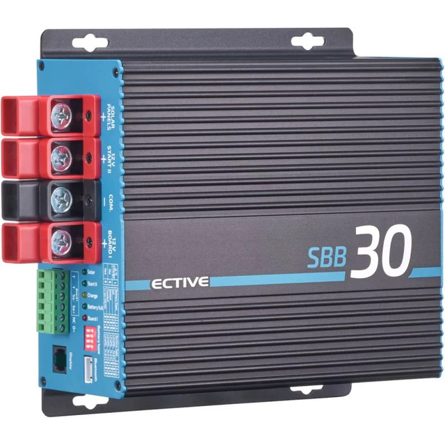 ECTIVE SBB 30 12V auf 12V Ladebooster mit integriertem Solarladeregler 30A
