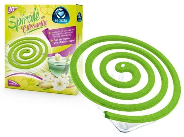Setablu Spirali Citronella 10 Pz
