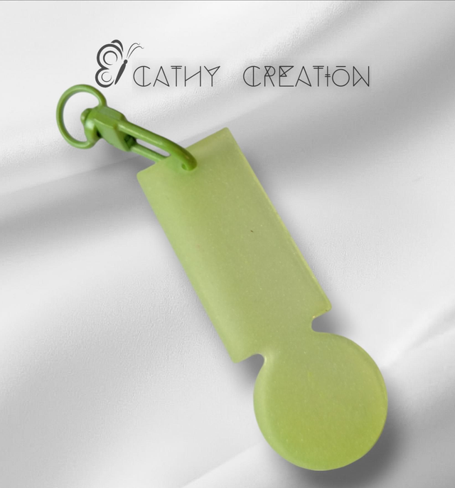 Jeton de caddie jaune 