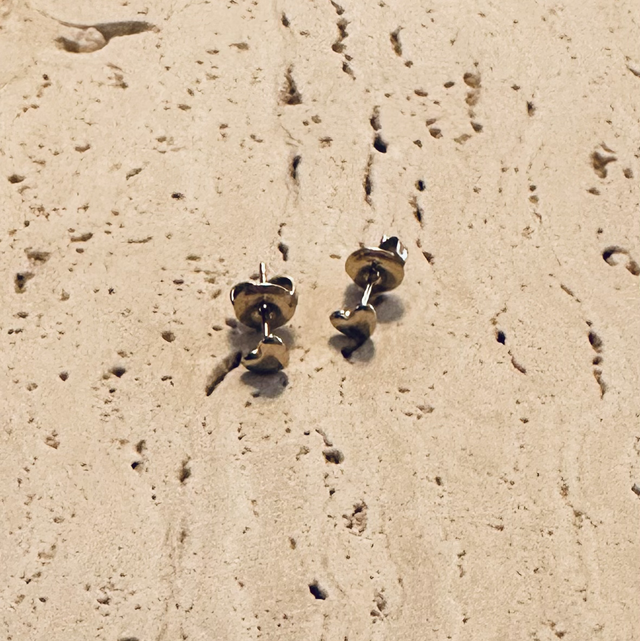 Oorknopjes hartje goud 