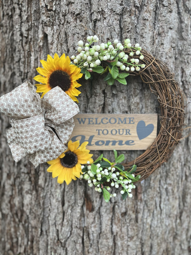 Sunflower welcome