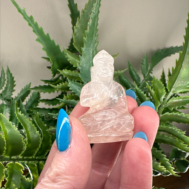 Rose Quartz Quan Yin 