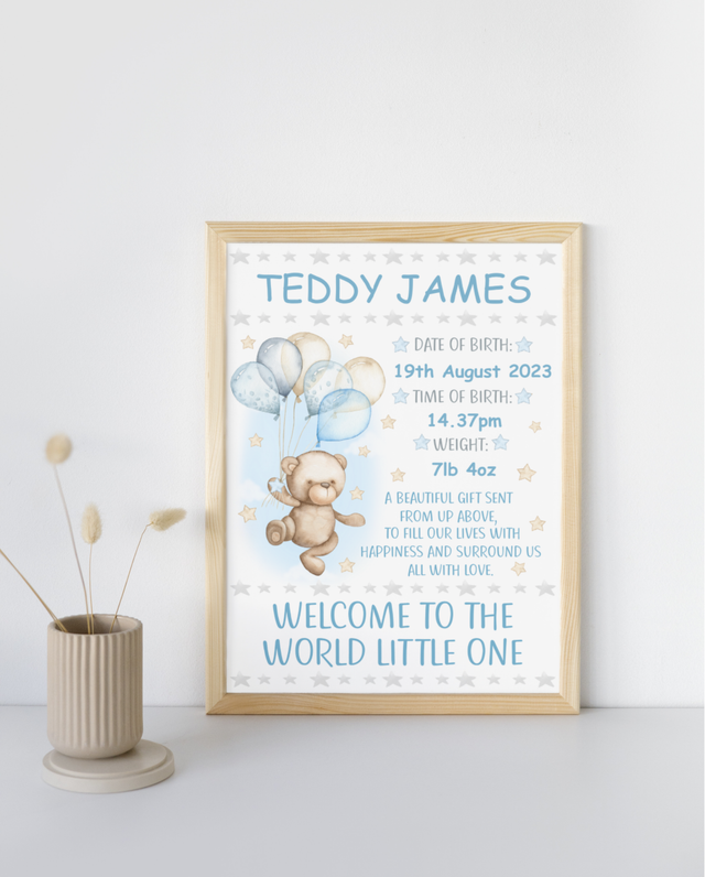 Babys Birth keepsake
