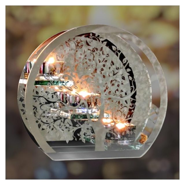 Bougeoir &quot;Arbre de vie&quot; 3 bougies