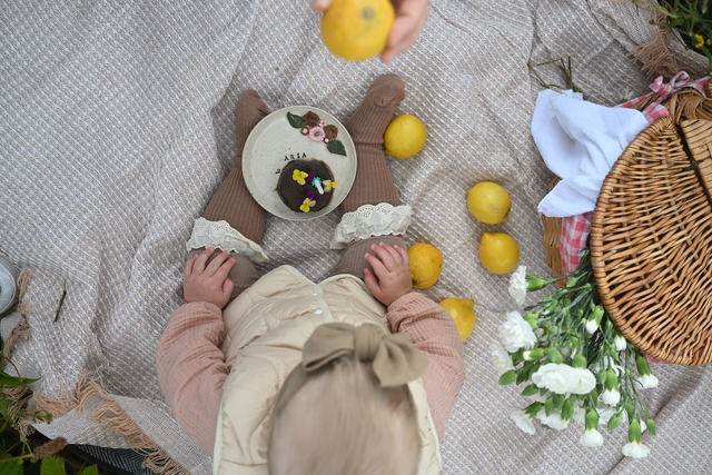 CUSTOM Birth-day Cake Slice Plate