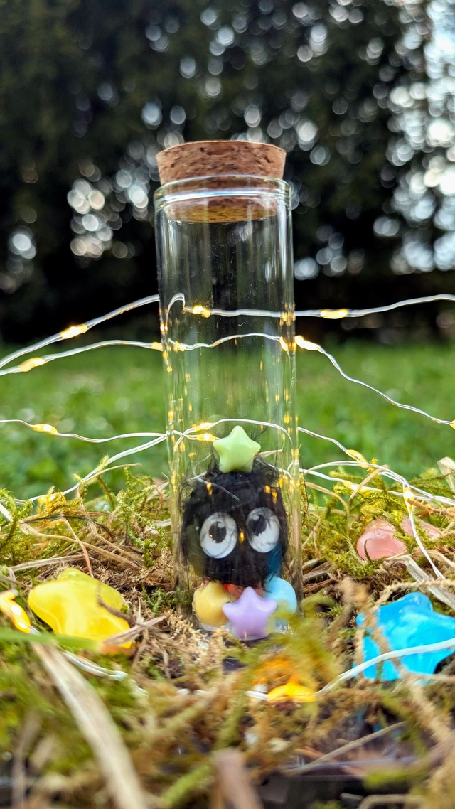 Noireaude solitaire en fiole