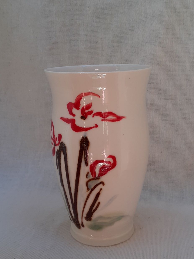 Timbales porcelaine, Coquelicots, 200ml