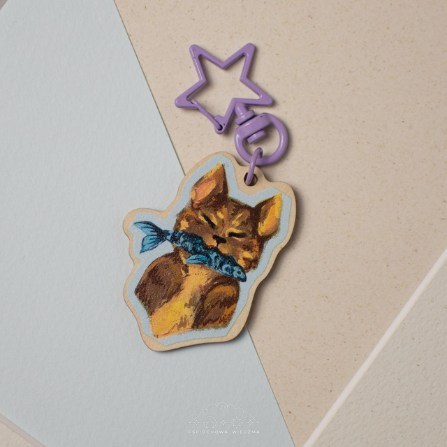 Kot z rybką | ZWIERZĘTA