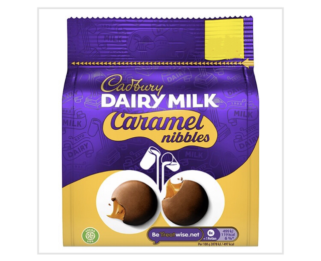 Cadbury Dairy Milk Caramel Nibbles 95g
