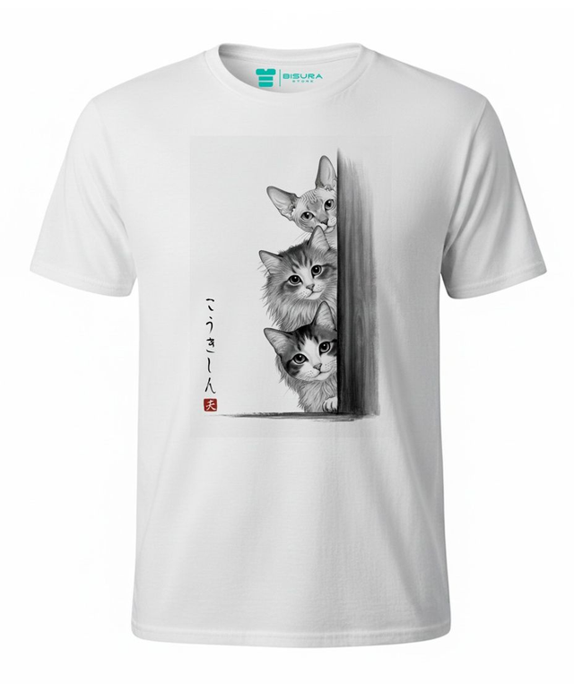 T-shirt Bisura Gatti Amici per sempre 
