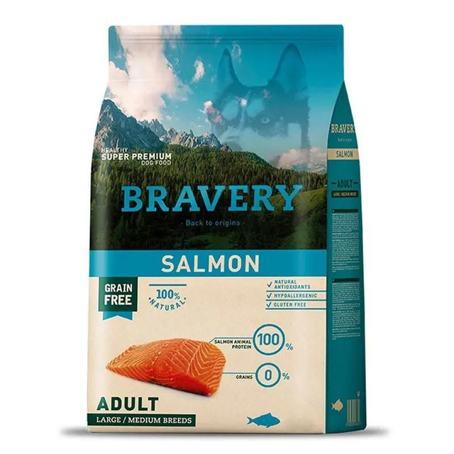 Bravery Salmón Adulto – 4Kg