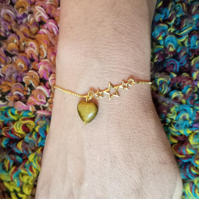 Tigers Eye Gold Bracelet 
