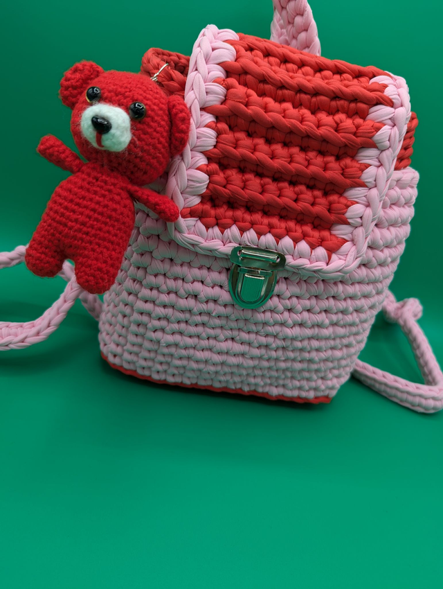 Sac à Dos Rose Nounours