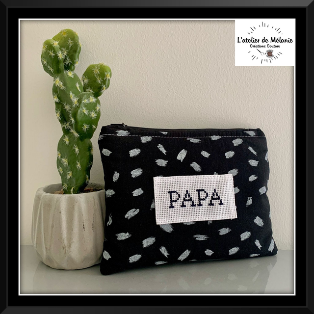 Pochette molletonnée "Papa"