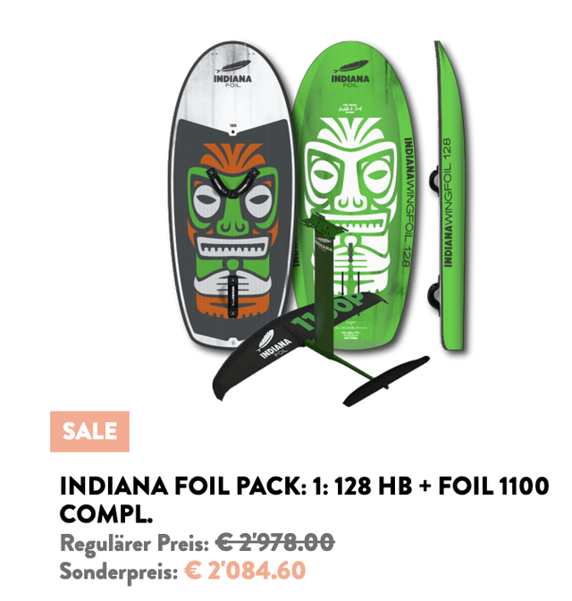 Indiana Combo, Carbon Board 128l and 1100P Foil