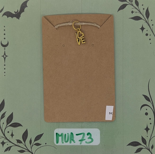 MUR73 Pendentif LOVE 