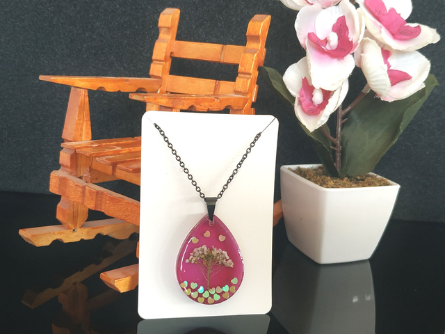 Collier Corbeille d'Argent aux petits cœurs